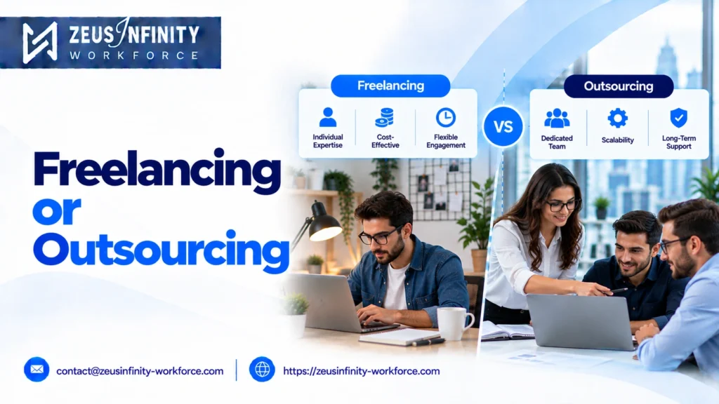 freelancing or outsourcing