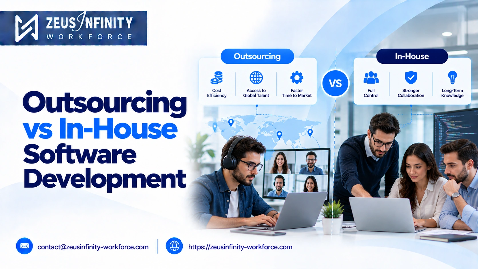 Outsourcing vs in house software development